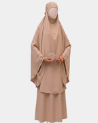 Ensemble de Prière Jilbab Compact - Camel