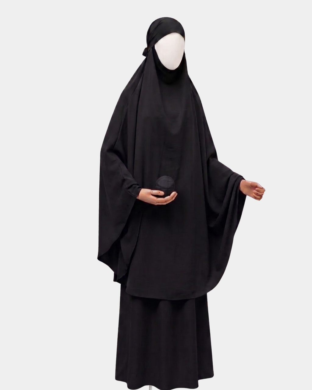 Ensemble de Prière Jilbab Compact - Noir