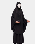 Ensemble de Prière Jilbab Compact - Noir