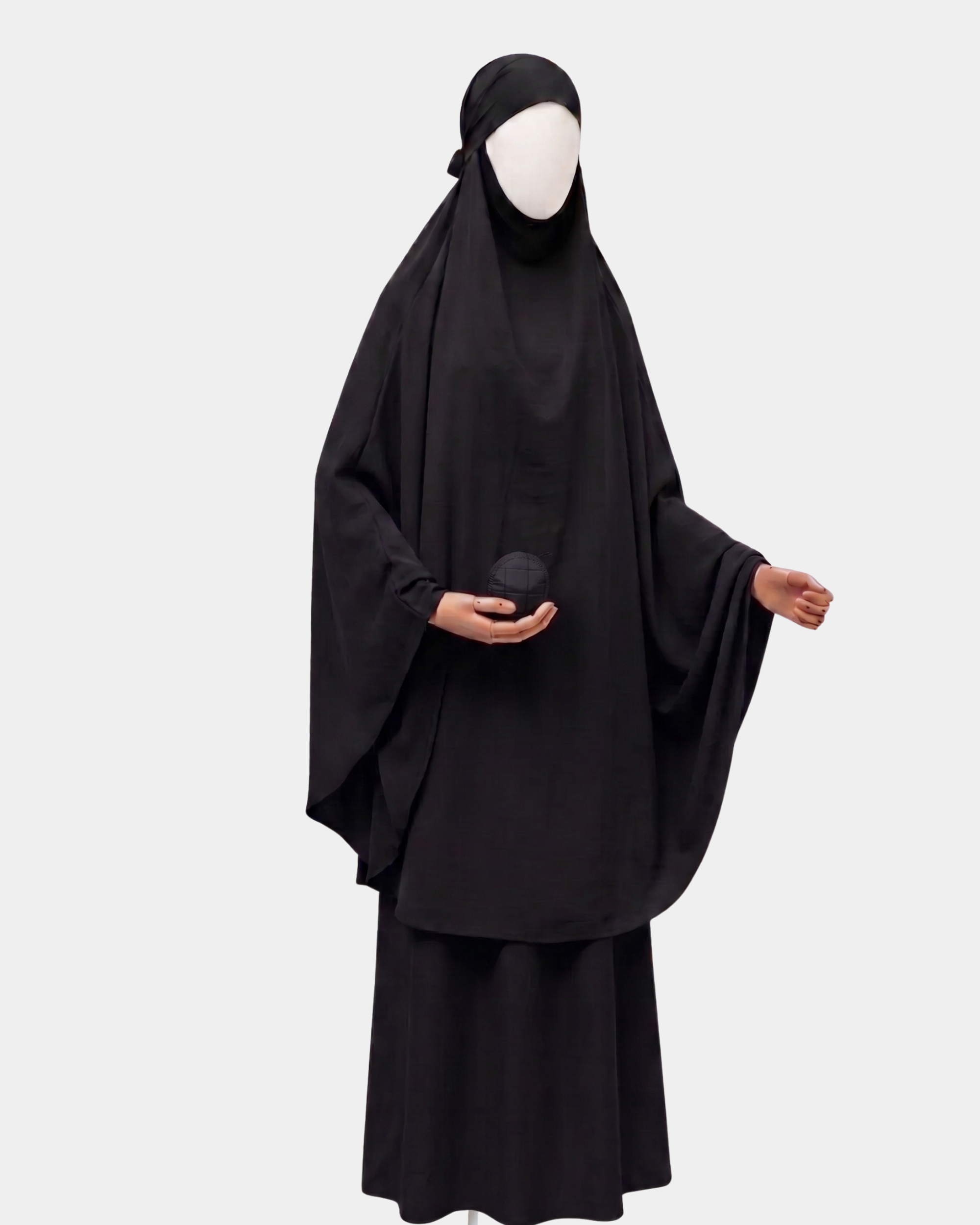 Ensemble de Prière Jilbab Compact - Noir