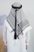 Palästinensischer Keffieh mit Pompom