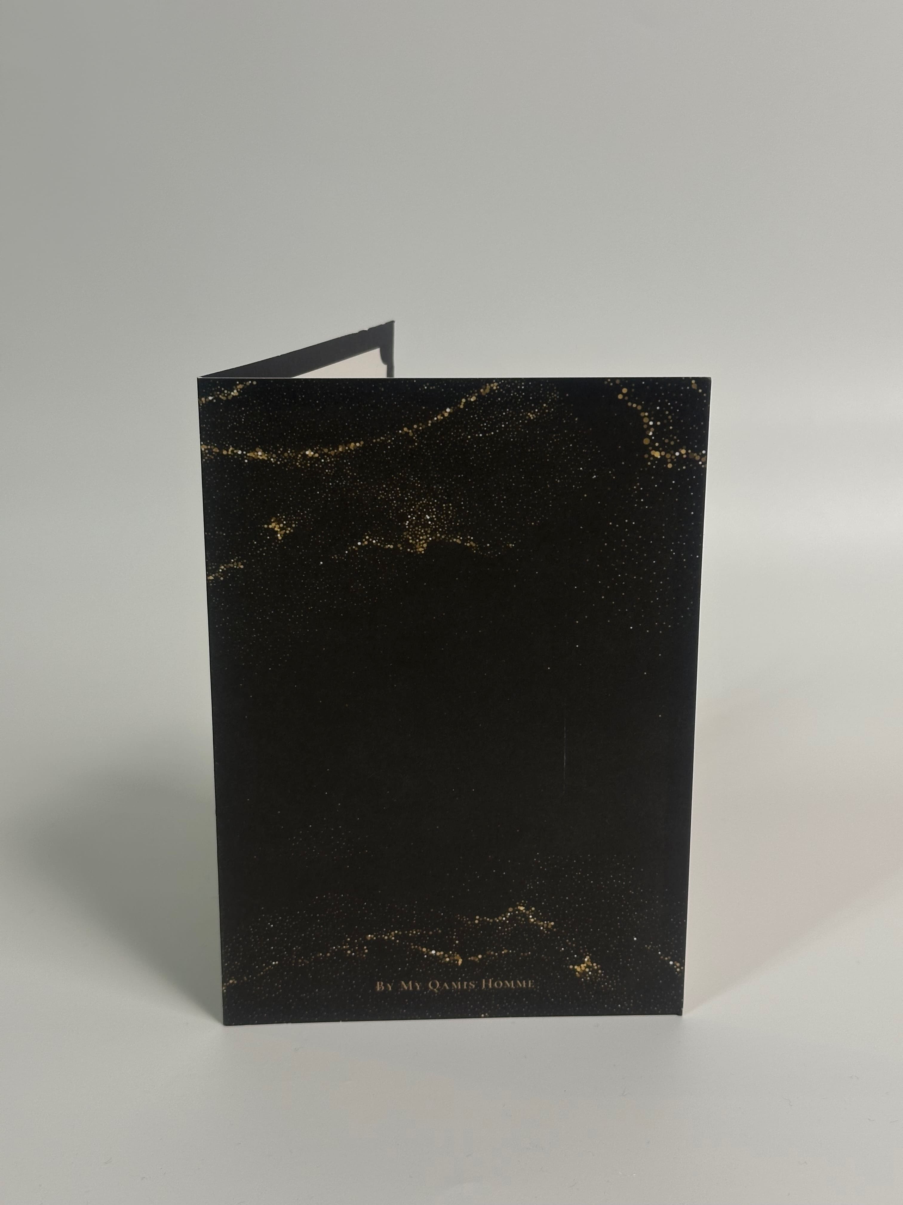 Card with your personalized message + envelope