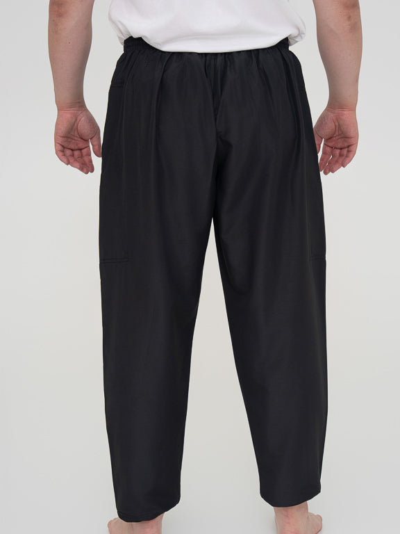 pantalon de qamis noir de dos