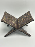 porte coran en bois marron