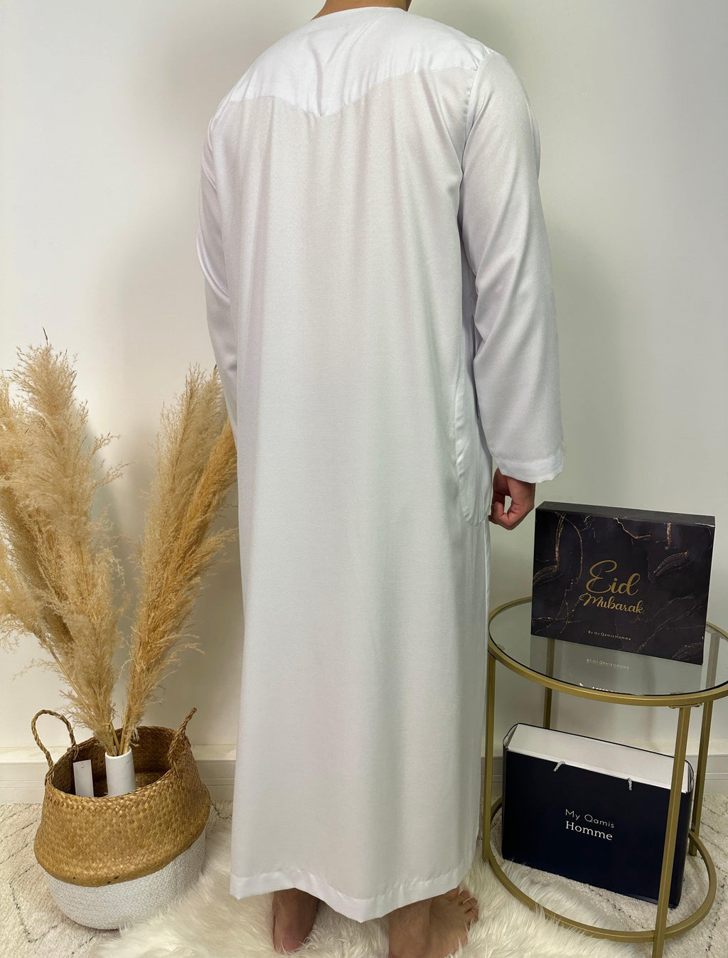 Qamis Dubai - Blanc Pur - Al Emad - My Qamis Homme
