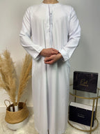Qamis Dubai - Blanc Pur - Al Emad - My Qamis Homme