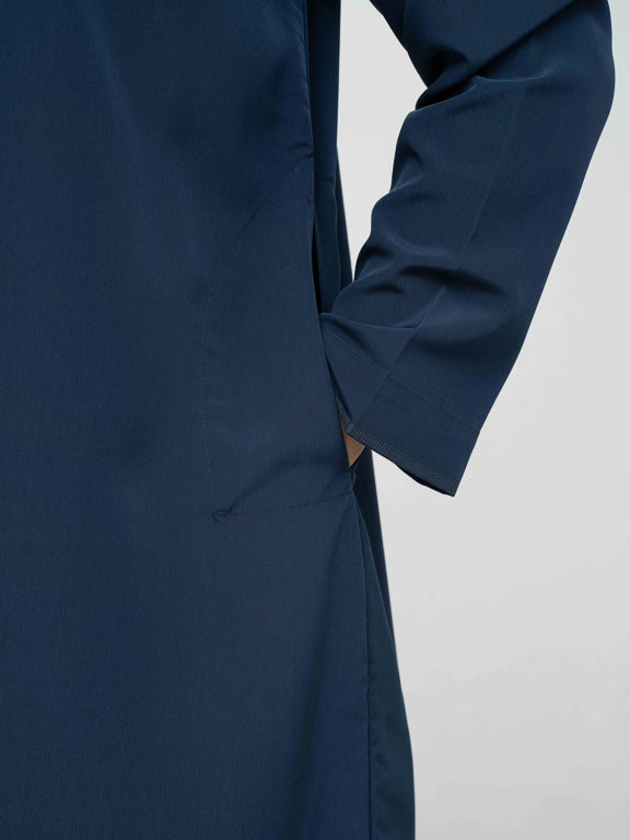 Qamis Dubai bleu marine Premium - Al Emad