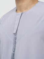 Qamis Dubai gris Premium - Al Emad