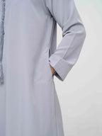 Qamis Dubai gris Premium - Al Emad