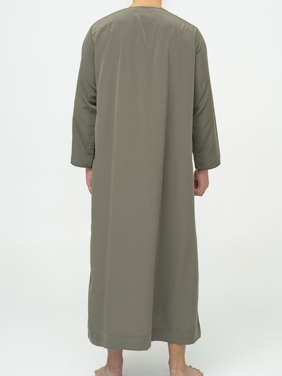 Qamis Dubai kaki Premium - Al Emad