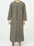 Qamis Dubai kaki Premium - Al Emad