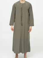 Qamis Dubai Premium - Kaki