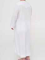 White Emirati Thobe Premium - Al Emad