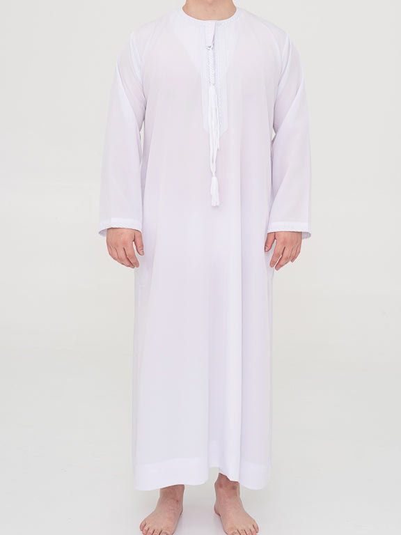 Qamis Emirati blanc Premium - Al Emad