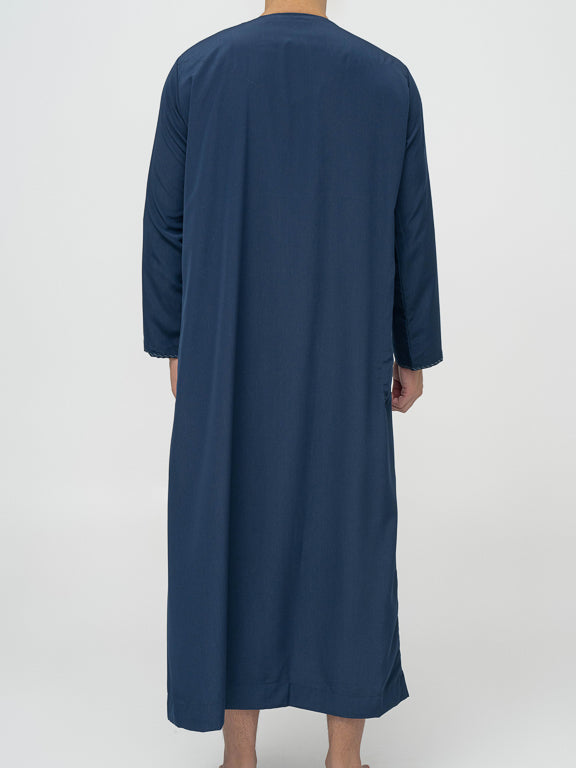 Qamis Emirati bleu marine Premium - Al Emad