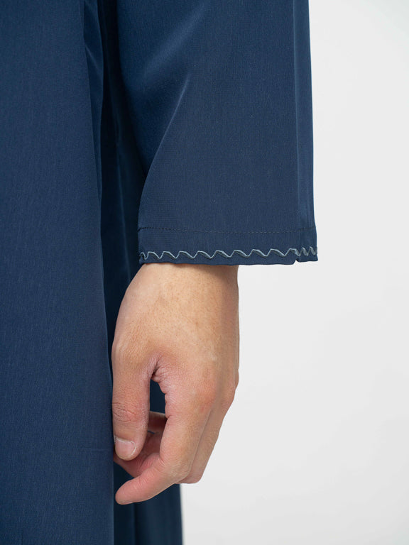 Qamis Emirati bleu marine Premium - Al Emad