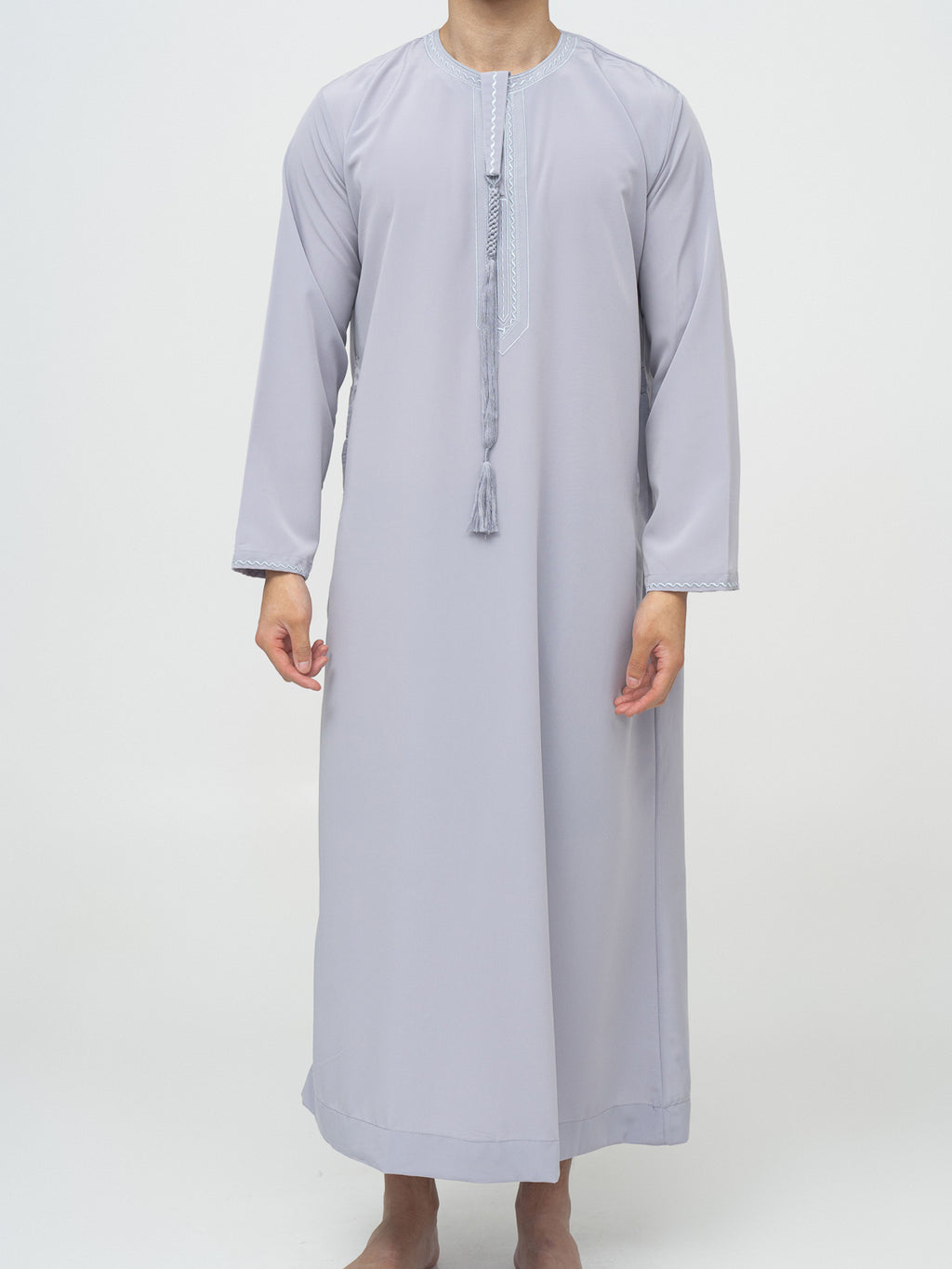 Qamis Emirati Premium - Gris
