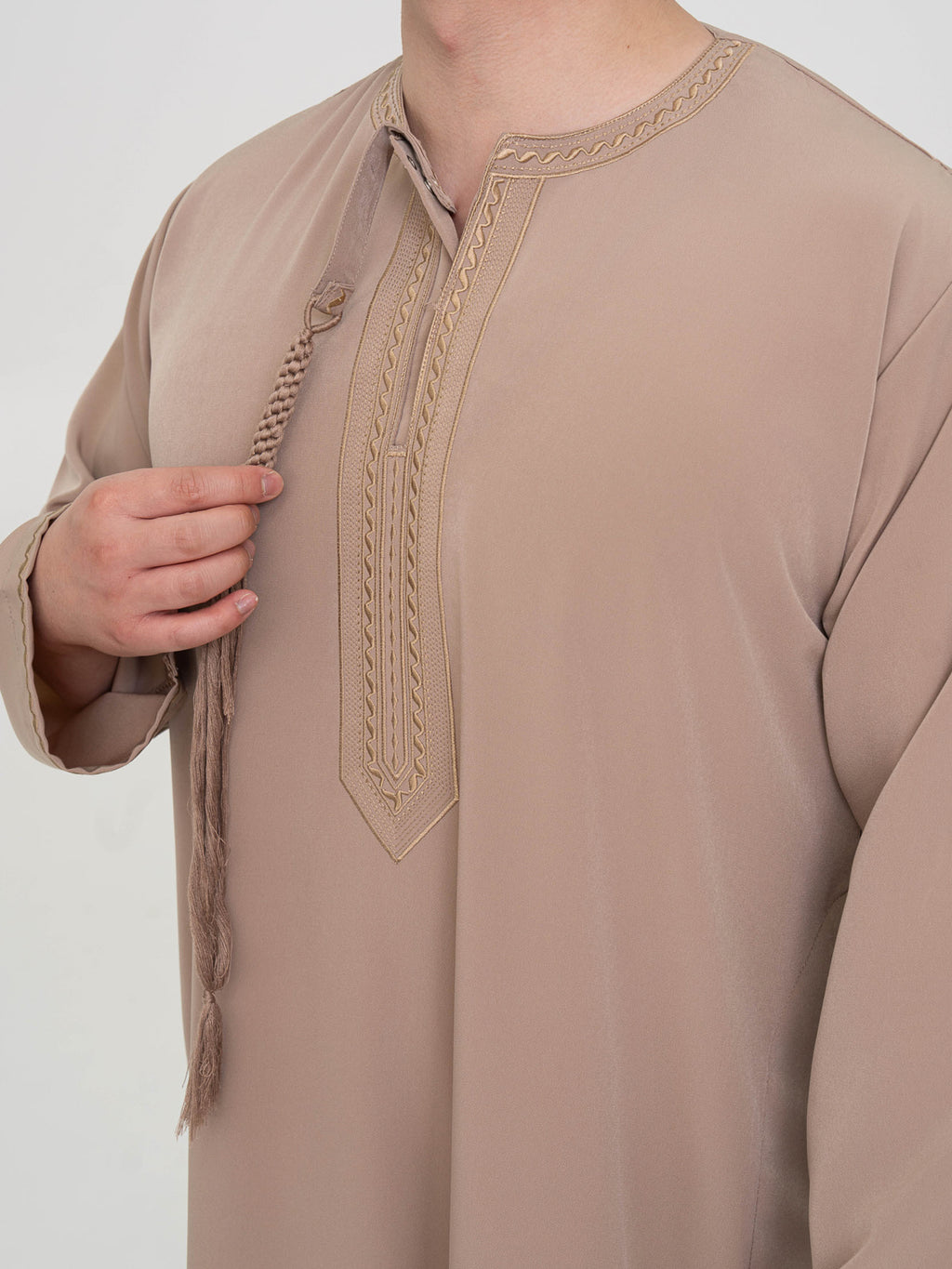 Qamis Emirati Premium - Taupe