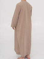 Qamis Emirati taupe Premium - Al Emad