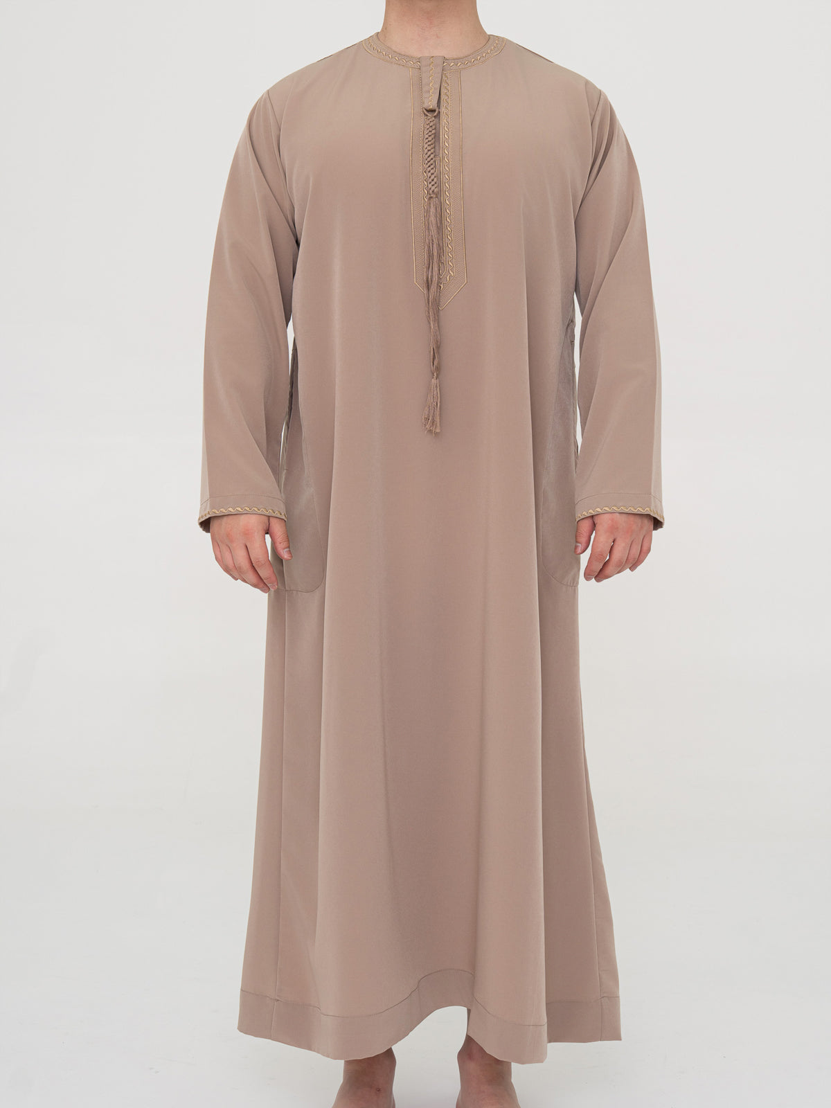 Qamis Emirati Premium - Taupe