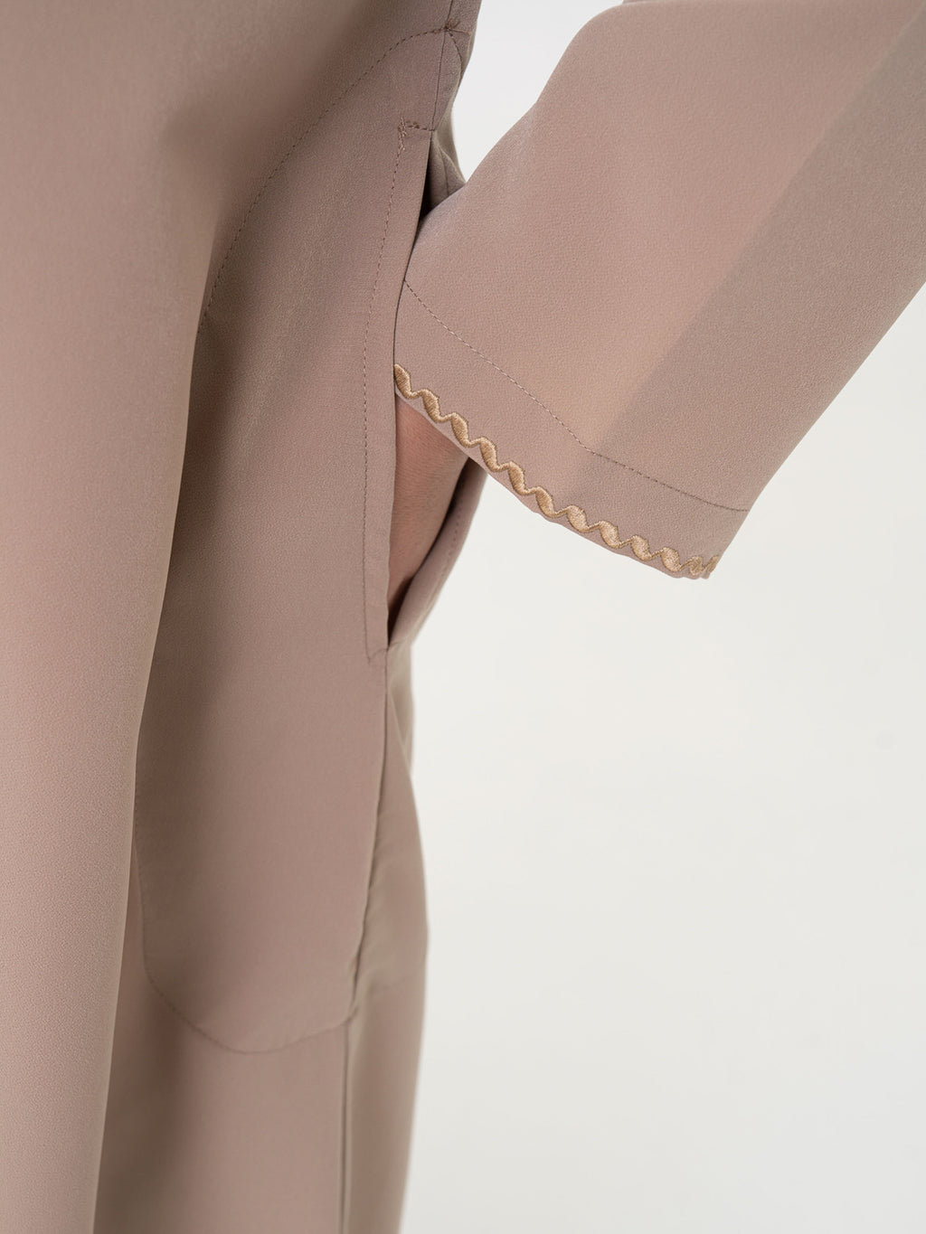 Qamis Emirati Premium - Taupe