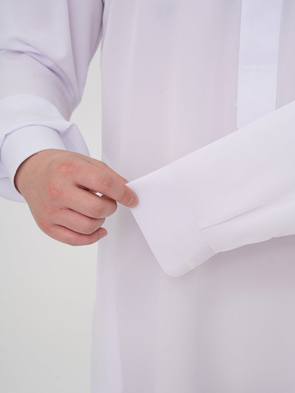 Qamis enfant - Qamis Saoudien Premium Al Emad - Blanc