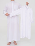Qamis enfant - Qamis Saoudien Premium Al Emad - Blanc