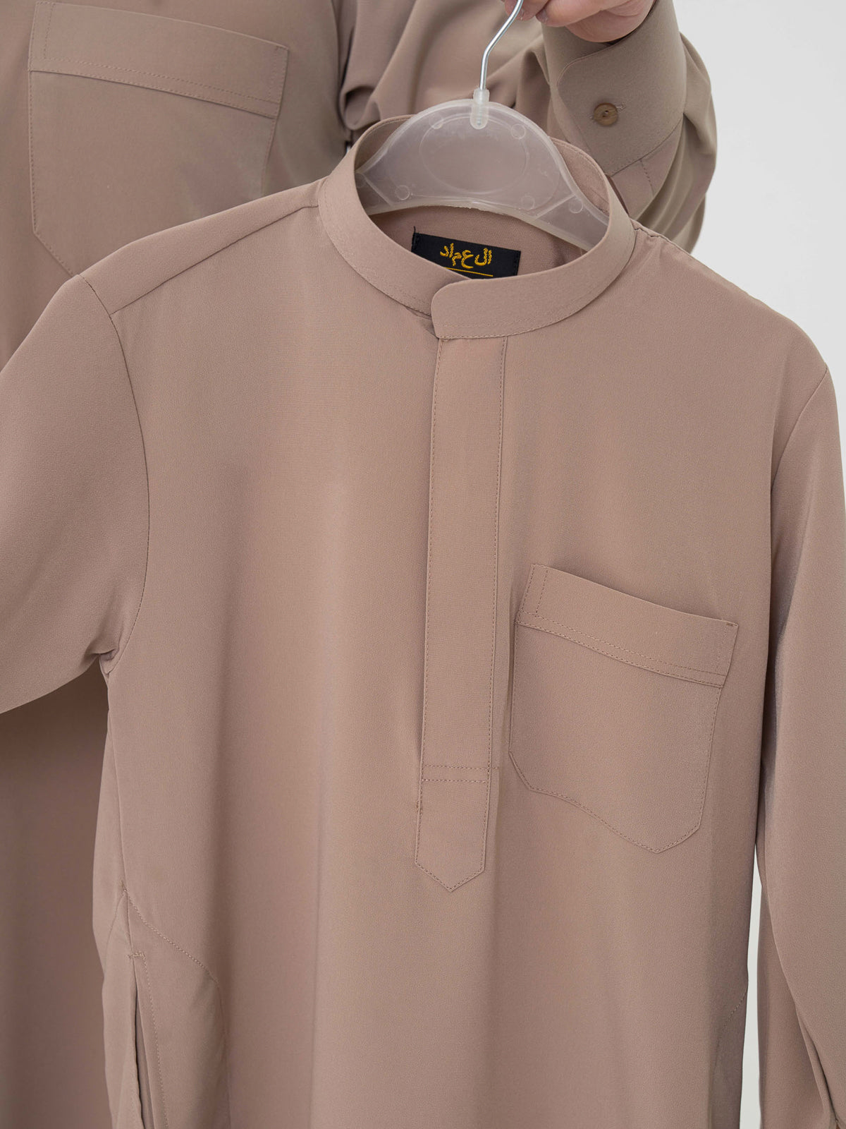 Qamis enfant - Qamis Saoudien Premium - Taupe