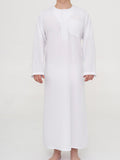 qamis marocain blanc de face