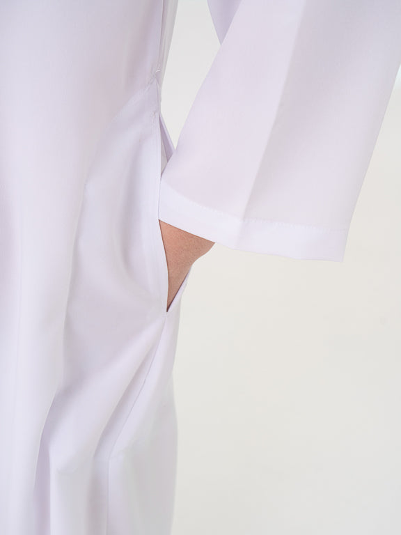 Qamis Marocain Blanc Premium - Al Emad