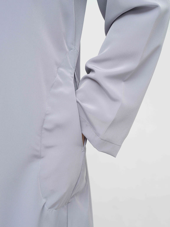 Marokkanische Qamis lange graue Ärmel - Al Emad