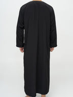 Qamis Marocain Noir Premium - Al Emad