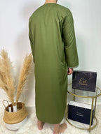 Qamis Omani - Kaki - Al Emad - My Qamis Homme