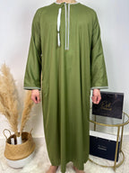 Qamis Omani - Kaki - Al Emad - My Qamis Homme