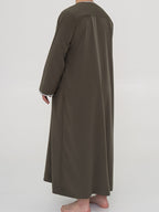 Qamis Omani kaki Premium - Al Emad