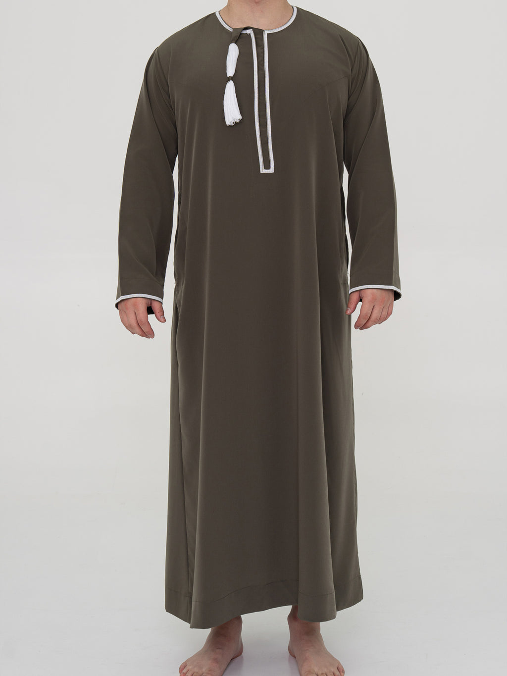 Qamis Omani Premium - Kaki