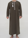 Qamis omani Khaki Premium - Al Emad