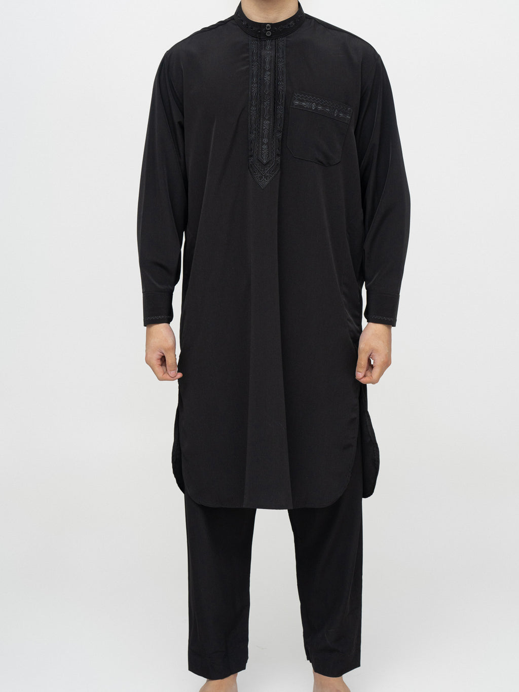 Qamis Pakistanais Premium - Noir