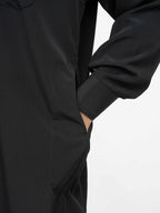 Ensemble Qamis Pakistanais noir Premium - Al Emad