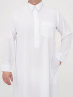 Qamis Qatari Premium - Blanc