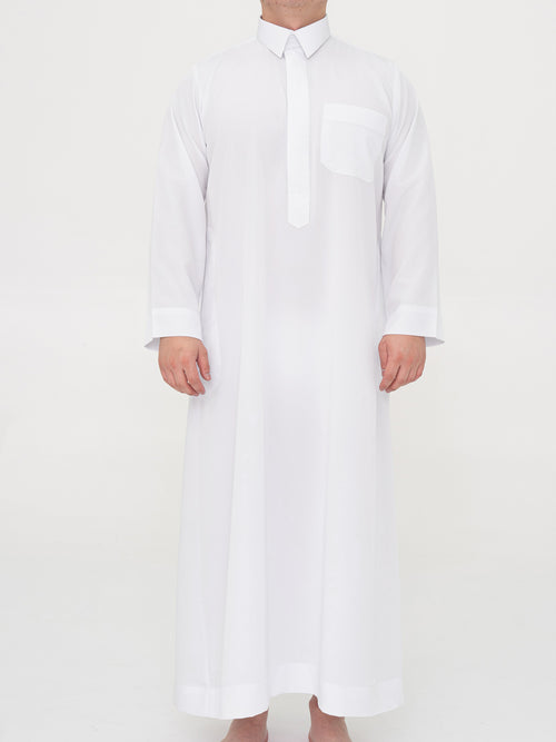 Qamis Qatari Premium - Blanc