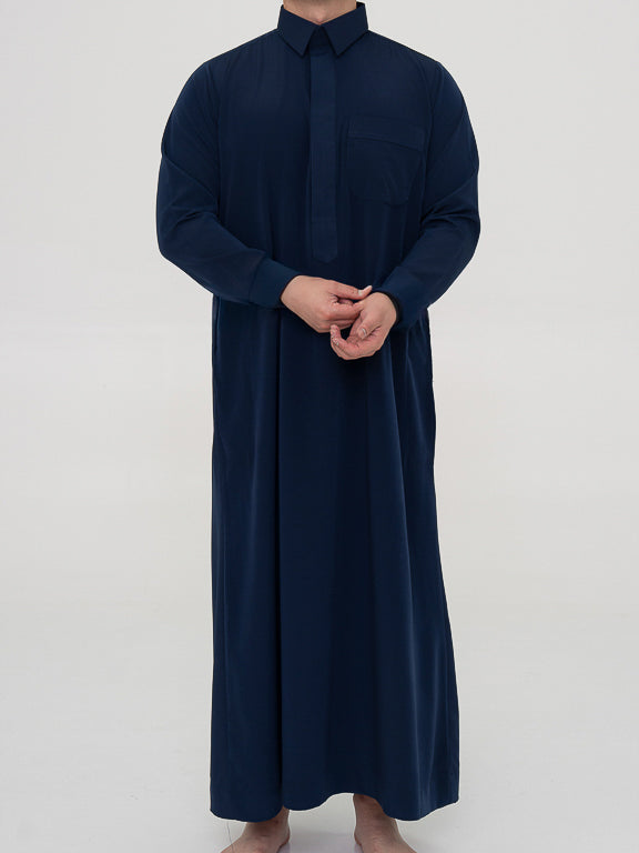 Qamis Qatari bleu marine - Al Emad