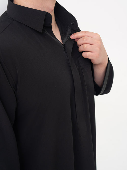 Qamis Qatari Premium - Noir