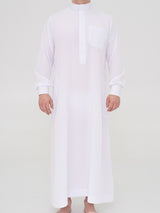 Premium weiße saudische weiße Qamis - Al Emad