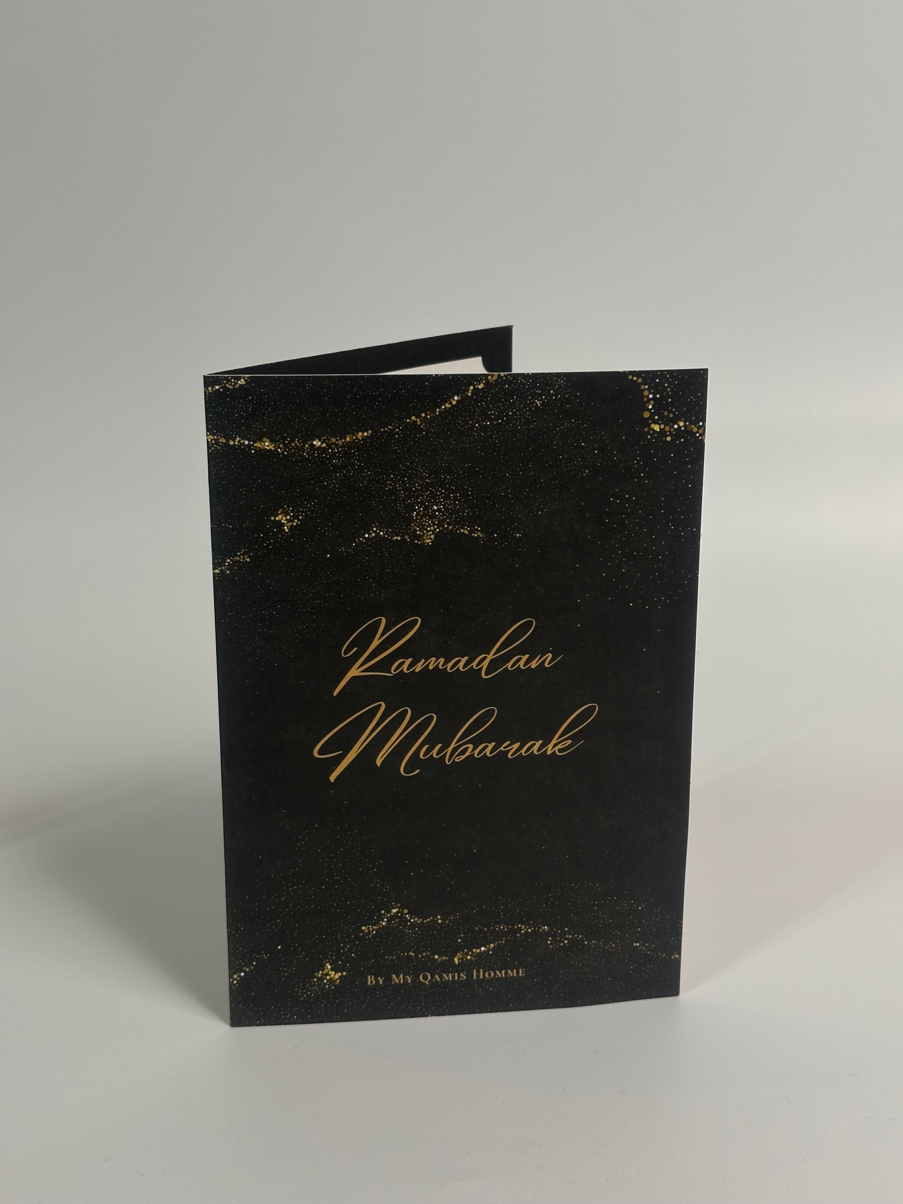 Card with your personalized message + envelope