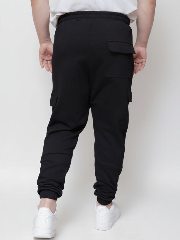 jogging sarouel noir de dos