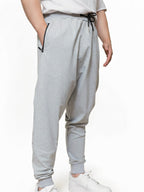 Sarouel Jogging en coton - Gris