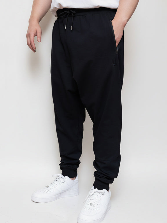 Sarouel Jogging en coton - Noir