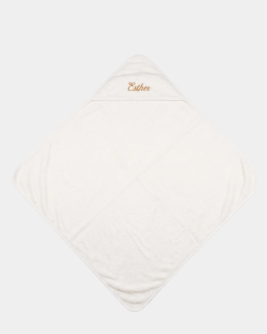 Serviette de bain à capuche personnalisée brodée prénom bébé, 100% coton, MQH