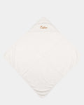 Serviette de bain à capuche personnalisée brodée prénom bébé, 100% coton, MQH